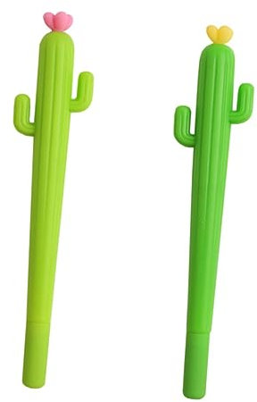 Operitacx a Gel a Cactus 0,5Mm Set 24 Pezzi Cancelleria per Studenti e Appassionati Scrittura Nero Design