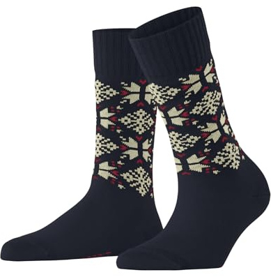 ESPRIT Damen Winter Star Socken Baumwolle Wolle atmungsaktiv
