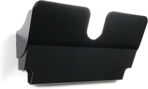 Durable Flexifix Prospektspender A4 quer, magnetisch, schwarz, 1709021060 | Wandprospekthalter für Flyer & Betriebsanweisungen, 23 mm Fülltiefe, bis 2 kg belastbar, 340x250x23 mm