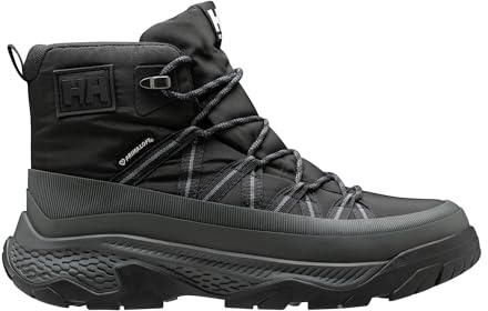 Helly-Hansen Keystone Men's Durable Weather-Resistant Hiking Boots for Outdoor Adventures and Trail Exploration, 990 Black/Ebony, 9 UK