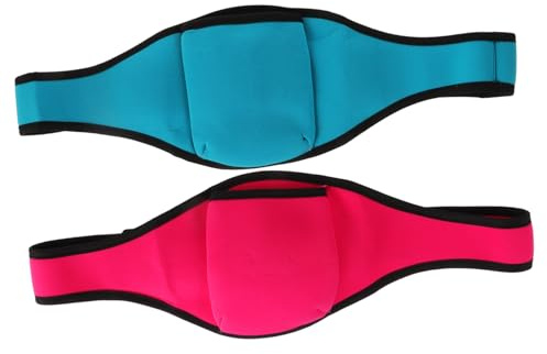 Milisten 5sets Adjustable Mic Waist Bag for Workouts Comfortable Microphone Carrier Pouch with Flexible Belt Strap for Outdoor Activities and Fitness Classes 2pcs*5