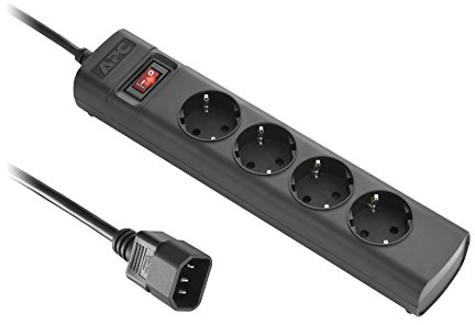 APC BY SCHNEIDER ELECTRIC Power Strip, IEC C14 to 4 CEE/3 PZ42I-GR