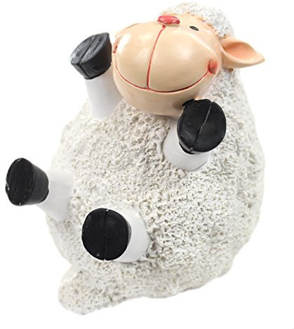 DECOLINE Deko-Figur Schaf (B) sitzend 14cm