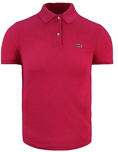 Lacoste Women's PF7839 Polo Shirt, Pink (Stacy Chine PH9), (Size: 10)