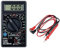 Vetrineinrete® Tester multimetro digitale 2 puntali e cavi a batteria con display e protezione di sovraccarico mini misuratore C47