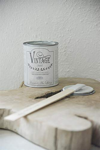 Jeanne d'Arc Living Vintage Paint Kreidefarbe 700 ml/23,6oz Chalk Kalkfarbe JDL Malen (Natural White)