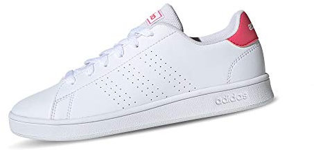 adidas Chaussures Advantage K Blanc, Rose