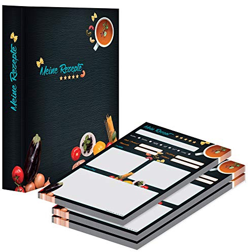 PRICARO Rezeptordner mit Rezeptblock Buon Appetito, A5