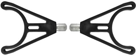 2 Stück Kunststoff V Rutenauflagen/Vorderstützen/Hinterstützen für Karpfen/Golf/Match Angelruten Karpfenangeln Zubehör Gripper Rest Gewinde M3/8