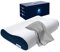casimum Orthopädisches Nackenstützkissen Memory Foam - Höhenverstellbares Nackenkissen entlastet Kopf & HWS - Schlafkissen gegen Nackenschmerzen 60x30cm, inklusive Kissenbezug in grau, mittelfest
