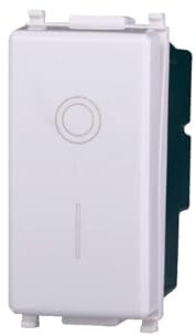 Di Tutto Per Tutti® - Interruttore 2P Bipolare 0-1 16A 250V 1M, Compatibile Vimar Plana Bianco (1)