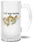 Retro Hell Was Boring Angel Engel Pint Glasbecher Gefrosteter Transparenter Stein Mug | Neuheit Krug für Bier Geschenk 500ml