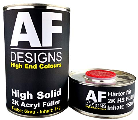 Alex Flittner Designs 2K Acryl Füller Grundierung Dickschichtfüller Rostschutz Filler 1,15kg