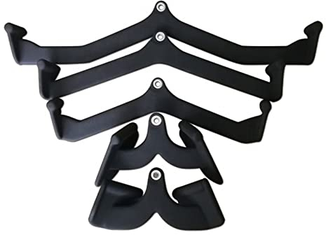 MILLER GERMANY 5 teilig Griffe Kabelzug Gummi Seilzug Kabelmaschine Kabelzuggriff Hand-Grips Gummi Bodybuilding Krafttraining Training Gym Fitness Sport Pull-Down Rudergriff