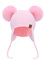 Upstar Kinder Beanie Mütze 100% Kaschmir mit Zwei Bommel für Frühling Herbst Winter Unisex (rosa)