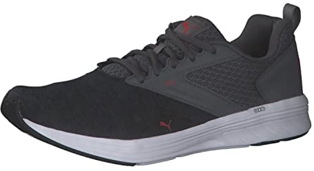 PUMA Unisex NRGY Comet Straßen-Laufschuh, Black-Cool Dark Gray-for All Time Red, 42.5 EU