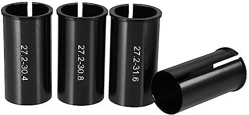 X AUTOHAUX 4 Pcs 27.2mm to 28.6mm 30.4mm 30.8mm Bike Seat Post Tube Adapter