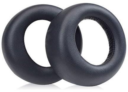 SINOWO Replacement Earpads for Sony PlayStation 5 Pulse PS5 3D Wireless Headset,Ear Pads Cushions with Noise Isolation Memory Foam,Soft Protein Leather-Black
