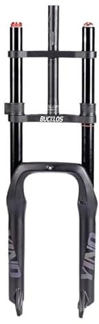 Gerrit Federgabel MTB Gabel 20 26 Zoll Fatbike Gabel Doppel Schulter Mountainbike Suspension Fett Reifen Fahrrad Luft Gabel for Schnee Strand Fahrrad Fahrradgabeln (Color : Fork 20x4.0 inch)