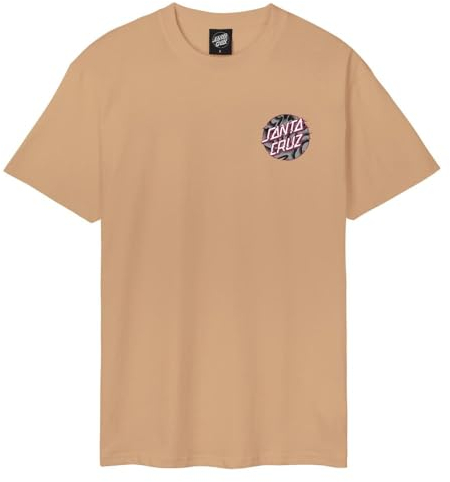 Santa Cruz Vivid Slick Dot T-Shirt Herren Shirt Taupe, XL
