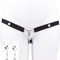 Keuschheitskäfig Herren mit Anti-Fall Chastity Belt Sissy Fake Frau Peniskäfig Falt Inverted Cock Cage Clip Male Groß SM Sex Spielzeug für die Männer (Black,3233+Belt)