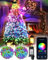 DOTWAYAW Smart Lichterkette Weihnachtsbaum 40M 400LED Weihnachtsdeko Lichterkette -App-Gesteuerte Lichter für Weihnachtenrn mit 16 Millionen RGB Farben LED-Lichtern