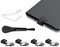 AUZOSL USB C Staubschutzkappe, Silikonhülle mit Reinigungsbürste und Aufbewahrungsbox, kompatibel mit iPhone, Samsung, Xiaomi, Motorola