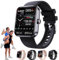 BesBet Smartwatch Mit Bl𝑢tz𝑢ck𝑒r𝑚𝑒𝑠𝑠𝑢𝑛𝑔, 𝐵l𝑜𝑜𝑑 gl𝑢c𝑜𝑠𝑒 Watch - Shirem Track Pro 2.0 bl𝑜𝑜d gl𝑢cose 𝑚𝑜n𝑖t𝑜r𝑖ng -Shiroz,Schwarz
