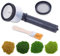 MINRS Mini Static Grass Beflockung Mini-Applikator für Beflockungsmaschine mit 4 Farben Modellbau Gras und Reinigungsbürste für DIY Scenic Modelling Sand Table Modellierung Handwerkzeug