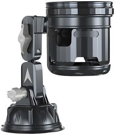 Casenly Portavasos Coche Ajustable Universal, Soportes para Botellas para Coche Plegable, Portavasos Botellas Cochespara Café Bebidas, Soporte para Vasos de Agua para Coche Camiones