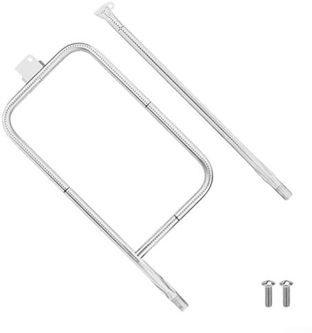 BBQ Tube Burner For Weber Q300 Q320 Q3000 Q3200 Gas Grill with Efficient Design External Filter(A)