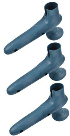 VILLCASE 3pcs Door Handle Covers with Suction Cup Silicone Door Knob Protectors for Collision Prevention Easy Clean for Home Office Use