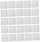 CIYODO 25pièces Assiettes Carrées Blanches Carton Jetables Et Robustes Pour Apéritifs Desserts Et Événements Plein Air
