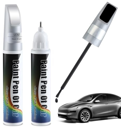 2pcs LC9Z Noir Magique Stylo Retouche Peinture Voiture pour Volkswagen/VW | 2-In-1 Peinture Voiture Carrosserie, Stylo Anti Rayure Voiture, Stylo Réparation des Rayures Auto De Peinture
