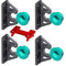 Button Fix Lot de 4 supports de guidage de type 2 pour connecter des panneaux à 90°