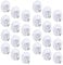 FOGAWA 24pcs Saugnapf Haken mit Saugnapf Saughaken Extra Stark Wandhaken Fenster Saugnapfhaken Ø 40 mm Saugnäpfe Vakumm Saughalter für Küche Badezimmer Fenster Fliesen Glas Lichterkette