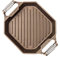 Finex 12 Cast Iron Grill Pan, Modern Heirloom, Handcrafted in The USA, Pre-Seasoned with Organic Flaxseed Oil