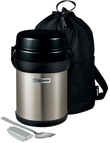 Zojirushi Mr. Bento Brotdose, Edelstahl, 1,2 l
