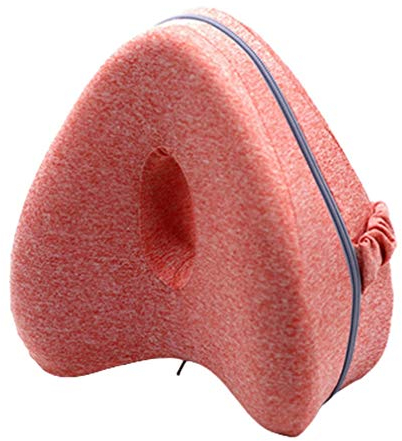 Newgreenca Beinkissen, Kniekissen für Seitenschläfer, Memory Schaum Kniekissen, Orthopädisches Kniekissen,Sorgt für Druckentlastung - Hüfte, Bein, Knie, Rücken und Schwangerschaft (rot)
