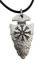 Pfeilspitzen kettenanhänger VIKINGS. Wikinger Schutzrune. Helm der Ehrfurcht Aegishjalmur, nordisch-keltischer Talisman Vegvisir Versilbertes. Fantasy, Cosplay Fan Geschenke. Handgefertigtes Juwel