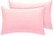 British Home Bedding - Pillow Cases - Pack of 2 Plain Cover Polycotton Luxury Pillowcases - Shrinkage and Fade Resistant (Pink)