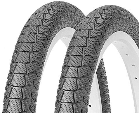 2 neumáticos Kenda 20 x 1,95 (50 – 406) neumáticos de carretera K 907 rígidos negros para BMX City, niño
