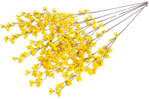 Botanic-Haus künstlicher Forsythienzweig (künstliche Forsythie) mit 3 Stielen (6 Stück)