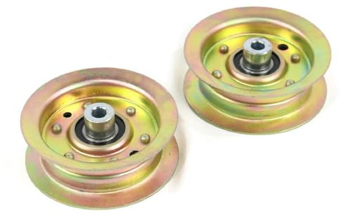 The ROP Shop | Paquete de 2 poleas tensoras planas para cortacésped Toro TimeCutter SS 4225 74721 2015