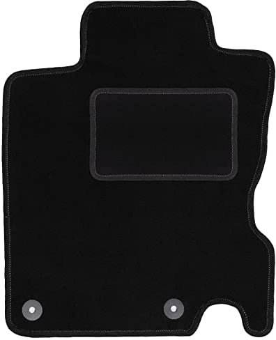 Wielganizator Automatte – Passend für Nissan Qashqai II J11 Crossover 2013- – Velours – Autozubehör - Auto Fußmatten – Fußmatte Auto – 1-teilig - schwarz