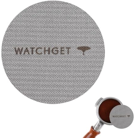 watchget 53mm Espresso Puck Screen 316 Stainless Steel Reusable Espresso Screen 1.7mm Thickness 150μm Professional Barista Espresso Filter for 54mm Espresso Portafilter Filter Basket