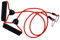 Azatemgo Set 2 elastische Bungee-Seile für Vibrationsplattformen (Rot)