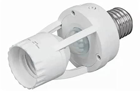 100‑240V E27 Light Sensor Socket 10‑300 Second Delay Time 6m Sensing Distance IR Motion Activated Lamp Bulb Holder Adapter