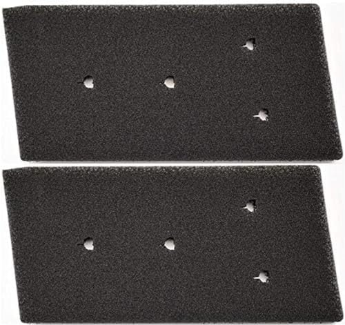 KEEPOW 2er Set Trockner Filter Ersatz für Bauknecht Privileg Whirlpool HX 481010716911, Schwammfilter Filtermatte Kondenstrockner,230x115x14mm,Fein-Grob-Kombinationsfilter