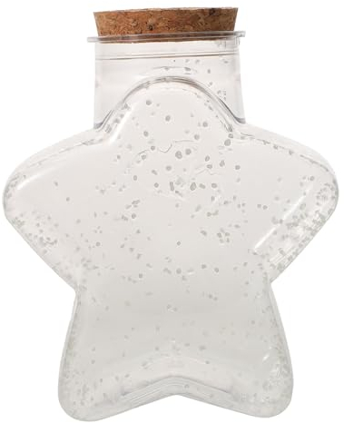 Alipis Glücksflasche Glas Transparente Drift Flasche DIY Wunschflasche Leuchtende Wunschflasche Parfümflasche Glasflasche Drift Flaschen Kork Wunschflaschen Kleine Flaschen